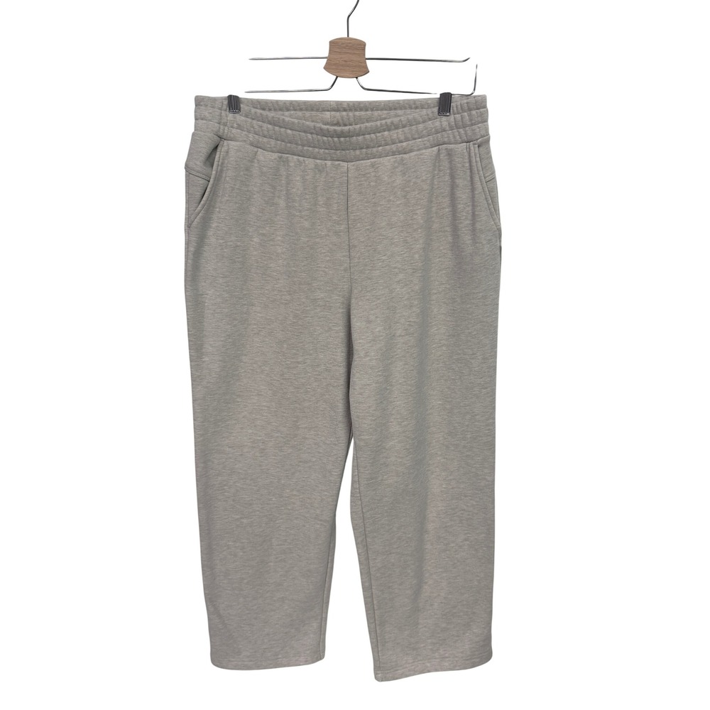Mondetta Heather Gray Recycled Polyester Organic Cotton Lounge Pants Large